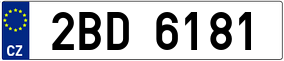Truck License Plate